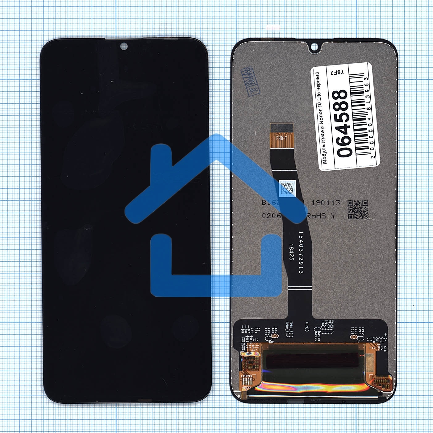 Дисплей для Huawei Honor 10 Lite черный