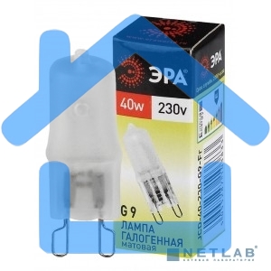 Лампа галогенная ЭРА G9-JCD-40-230V-Fr(100/1000/35000)