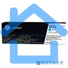 Тонер Картридж HP 827A CF301A голубой для HP CLJ Ent M880