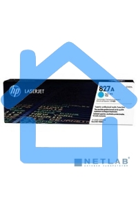 Тонер Картридж HP 827A CF301A голубой для HP CLJ Ent M880