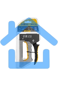 Степлер металлический, скобы в комплекте, 2К рукоятка, тип 53, 6-10 мм Denzel