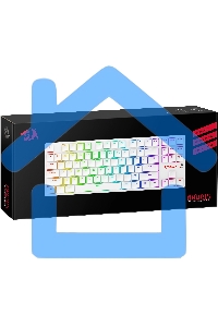 Клавиатура Redragon Anubis беспроводная, USB, Bluetooth/Радиоканал, белый