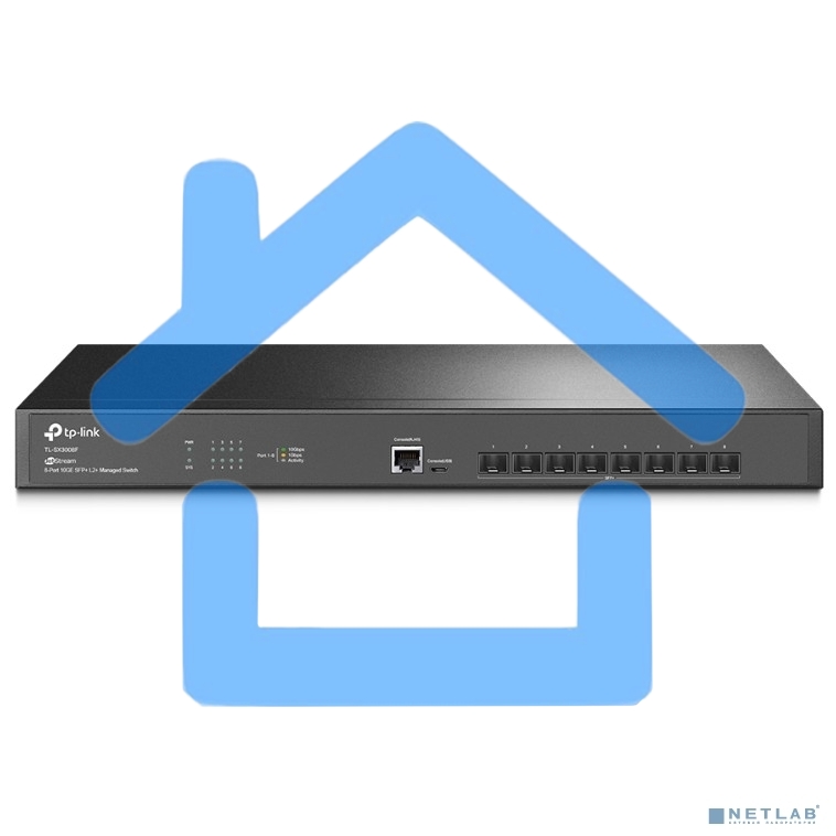 Коммутатор Fully managed switch with full 8-port 10G fiber ports and 160 Gbps switching capacity