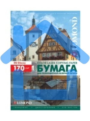 Бумага Lomond 0310241 A4/170г/м2/250л./белый глянцевое/глянцевое для лазерной печати