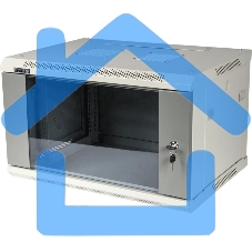 Шкаф настенный серии Pro, 9U 600x450, стеклянная дверь