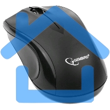 Мышь беспроводная Gembird MUSW-320 черный, 1000 dpi, радиоканал, USB, кнопки - 3