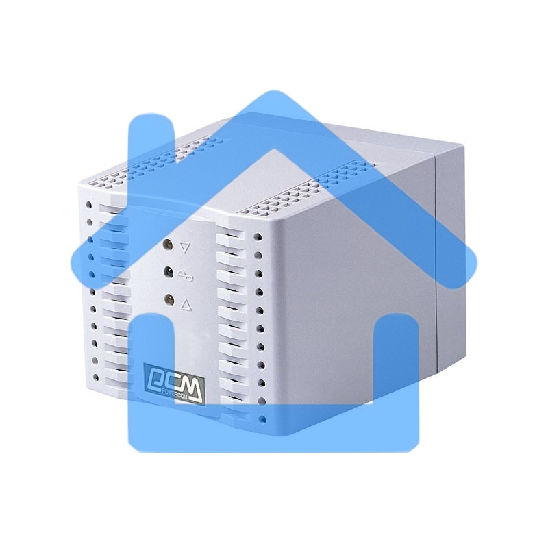 Стабилизатор напряжения Powercom TCA-1200 600Вт 1200ВА белый