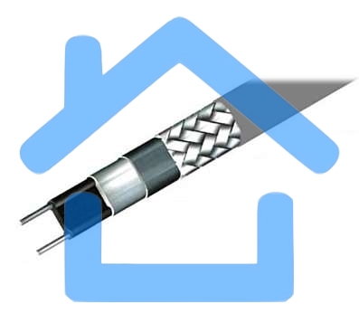 Кабель нагрев. саморег. 24Вт/м с экраном 220В сертификат Ex 16AWG (термопласт) EXTHERM SLL24-2CR