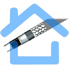 Кабель нагрев. саморег. 24Вт/м с экраном 220В сертификат Ex 16AWG (термопласт) EXTHERM SLL24-2CR