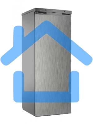 Холодильник Pozis RS-416 серебристый металлопласт однокамерный 186/22 л морозилка сверху