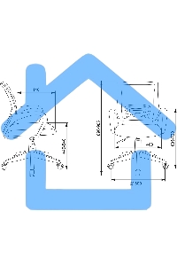 Кресло детское Бюрократ BUROKIDS 1 W Sticks 06 голубой, крестов. пластик, пластик белый
