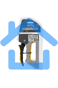 Степлер металлический, скобы в комплекте, 2К рукоятка, тип 53, 6-10 мм Denzel