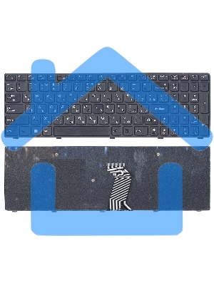 Клавиатура для ноутбука Lenovo IdeaPad G500 G700 черная с черной рамкой