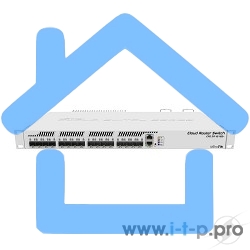 Коммутатор MikroTik CRS317-1G-16S+RM 16х SFP+, 1х 1G RJ45, SwOS или RouterOS