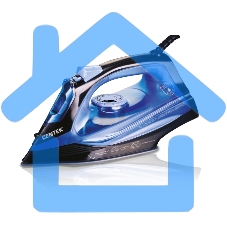 Утюг Centek CT-2351 Blue (синий) 2200Вт, КЕРАМИЧЕСКАЯ подошва, 300 мл, паровой удар, самоочистка