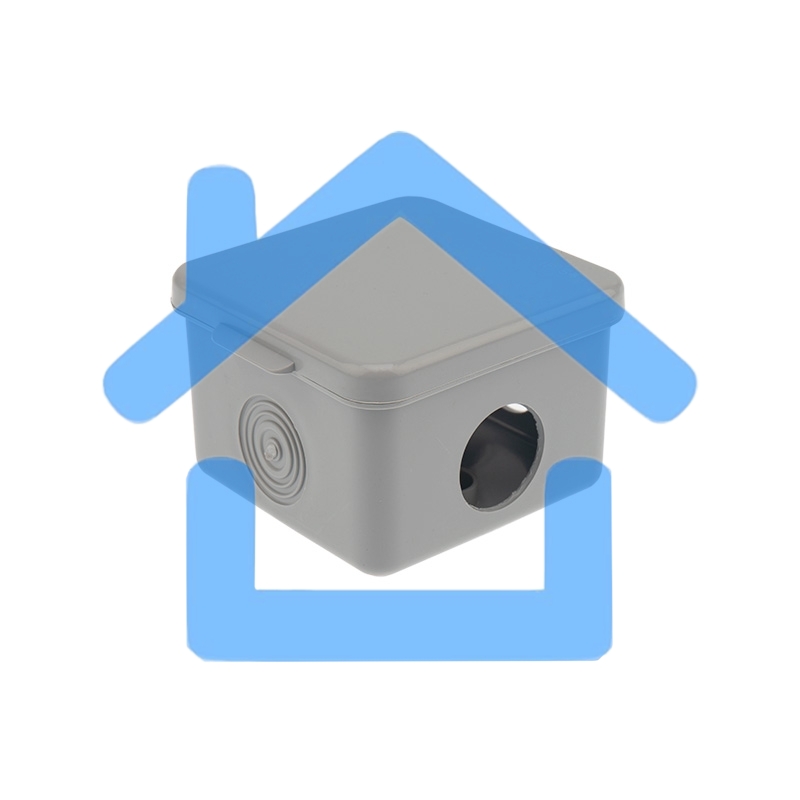 Коробка распаячная ОУ, 65x65x50, IP54 (УПрк 65*65/45.2.3) Rexant