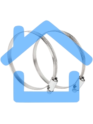 Хомут стальной червячный 60-80 (Россия) Rexant 07-0660