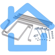 Комплект крепления металлокорпуса к столбу скобой ИЭК YKK-0-126