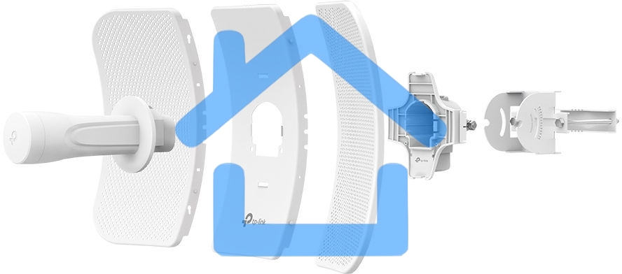 Точка доступа TP-LINK CPE610 5 ГГц 300 Мбит/с 23 дБи Наружная точка доступа Wi Fi