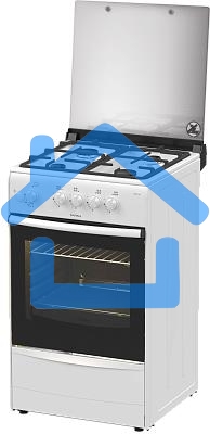 Плита газовая Darina 1B1 GM 441 008 W белый/черный, конфорок 4 шт, духовка 50 л, 50 см x 85 см x 51 см