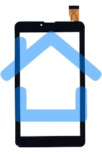 Сенсорное стекло (тачскрин) Kingvina PG601, черное