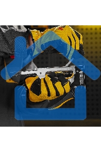 Степлер металлический, скобы в комплекте, 2К рукоятка, тип 53, 6-10 мм Denzel