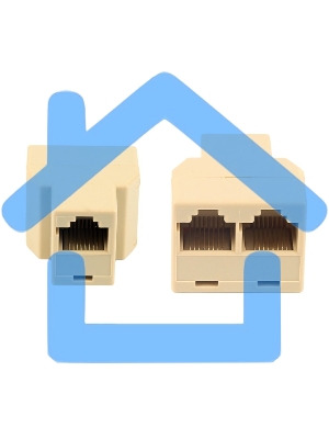 Разветвитель US-09A RJ45 8P8C (розетка) -> 2x8P8C (розетки)