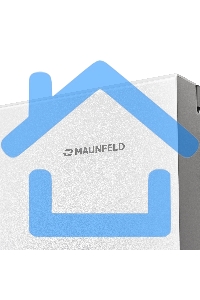 Холодильник Maunfeld MFF177NFW белый глянец двухкамерный 263/170л морозилка сбоку, No Frost, Side by Side