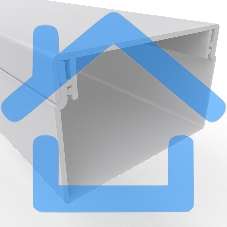 Кабель-канал 40х16 мм белый (30 м/уп.) Rexant