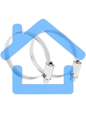 Хомут стальной червячный 40-60 (Россия) Rexant 07-0640