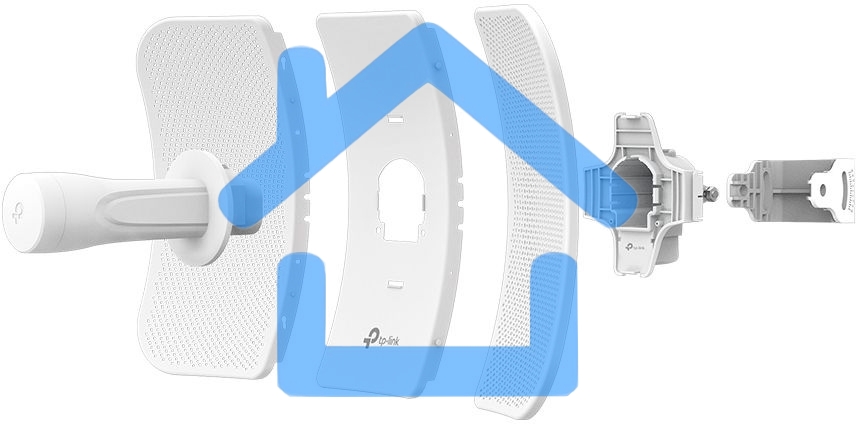 Наружная точка доступа Tp-Link CPE710 5 ГГц 867 Мбит/с 23 дБи Wi-Fi стандарта AC SMB