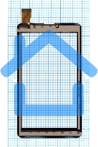 Сенсорное стекло (тачскрин) Kingvina PG601, черное