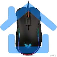 Мышь проводная Crown CMGM-902 черный, 7200 dpi, USB, кнопки - 7