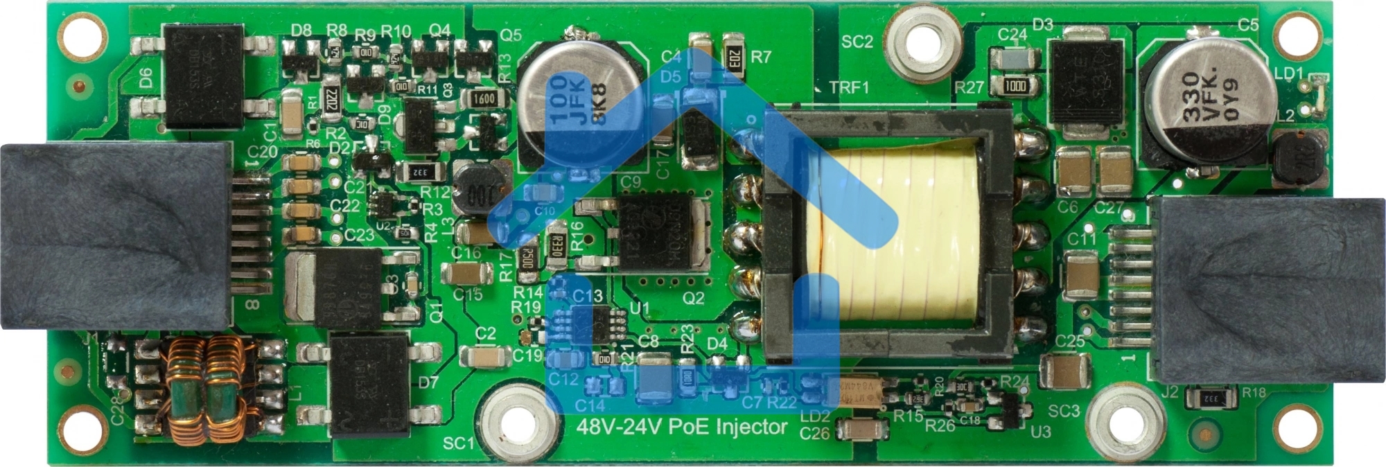 Сетевое оборудование MikroTik RBGPOE-CON-HP Преобразователь PoE