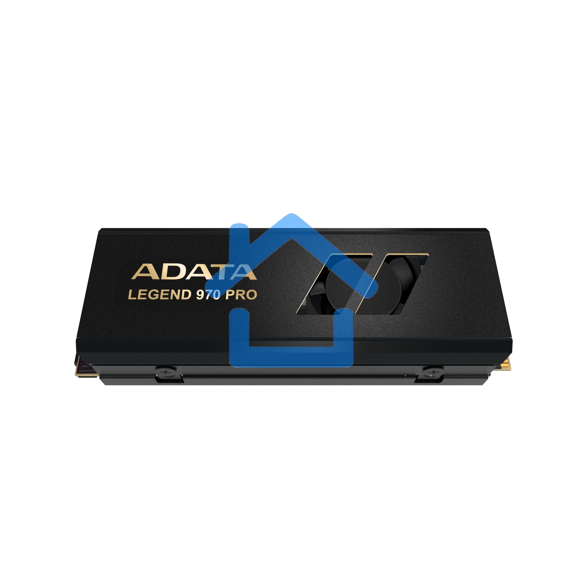 Накопитель SSD ADATA Legend 970 Pro, 1000 Gb, M.2 2280, PCIe 5.0 x4, NVMe 2.0, 3D TLC, R/W 13000/5800 МБ/сек, радиатор с вентилятором