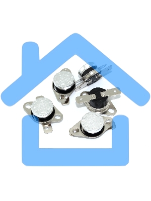 Термостат биметаллический KSD301 10А/120 С нормально разомкнутый 5 шт