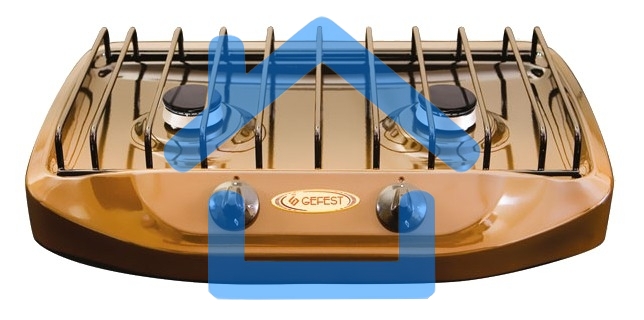 Газовая плитка Gefest 700-02 коричневый (настольная)