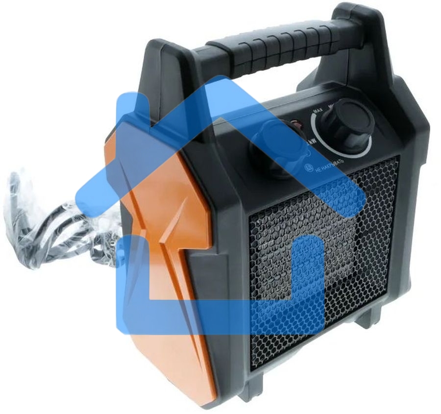 Тепловентилятор Sturm! FH2034CQ, черный/оранжевый, 2000 Вт, 20 м2, термостат