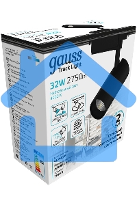 Система трековая Gauss 32Вт 4000K цв.св.:белый нейтральный черный
