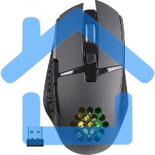 Мышь беспроводная Defender Glory GM-514 черный, 3200 dpi, радиоканал, USB, кнопки - 7