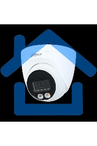 Видеокамера Dahua DH-IPC-HDW2449TP-S-IL-0360B уличная купольная IP-видеокамера 4Мп 1/2.7” CMOS объектив 3.6мм