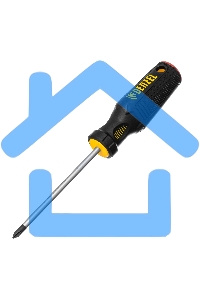 Отвертка Denzel PH1х100 мм, S2, 3к рукоятка