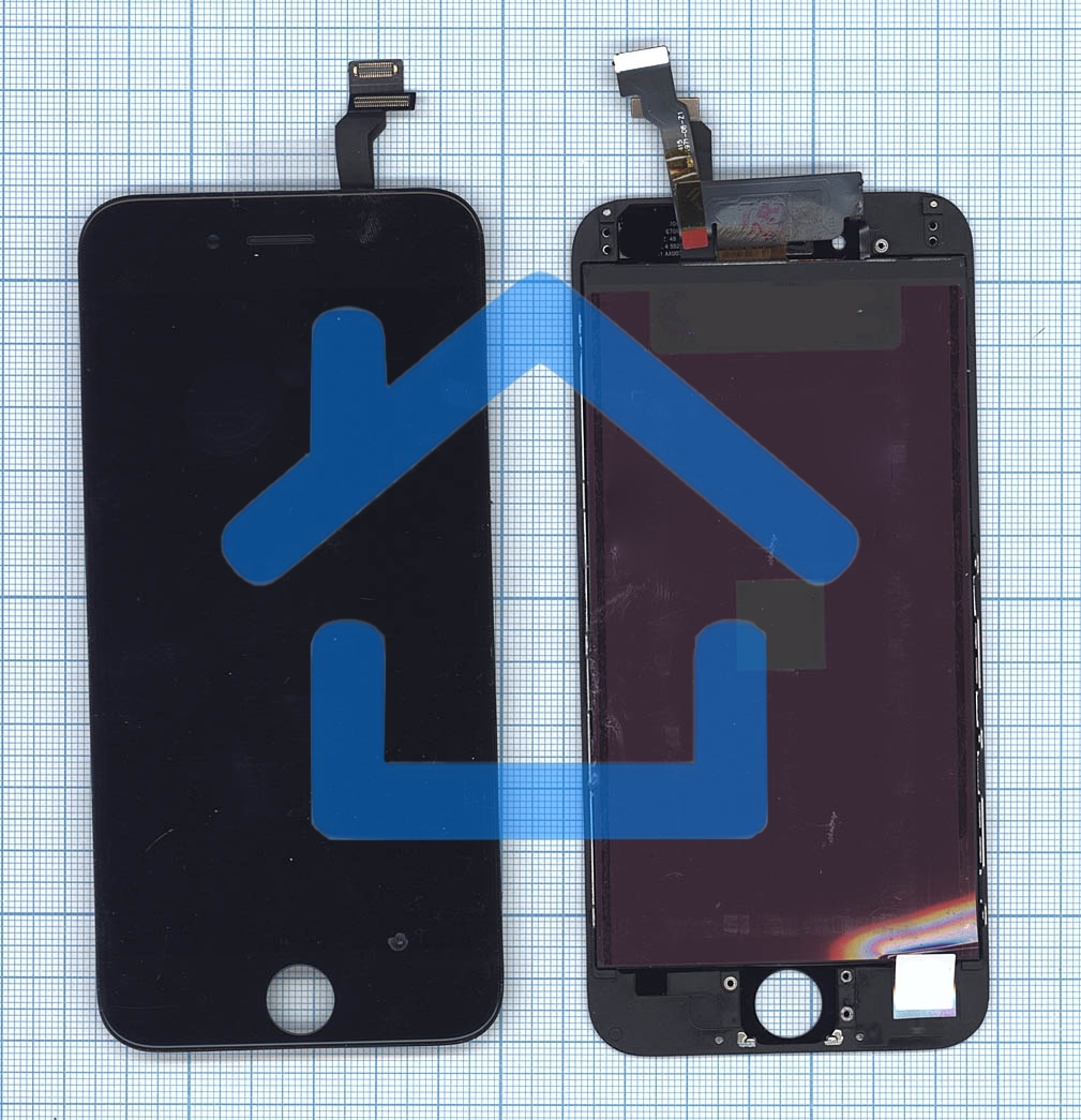 Дисплей для iPhone 6 в сборе с тачскрином (Tianma), черный