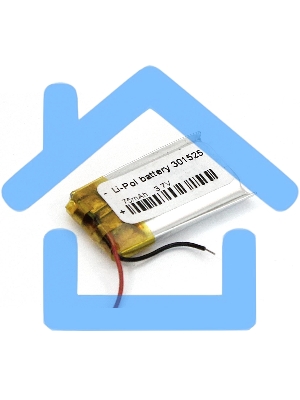 Аккумулятор Li-Pol (батарея) 3*15*25мм 2pin 3.7V/75mAh