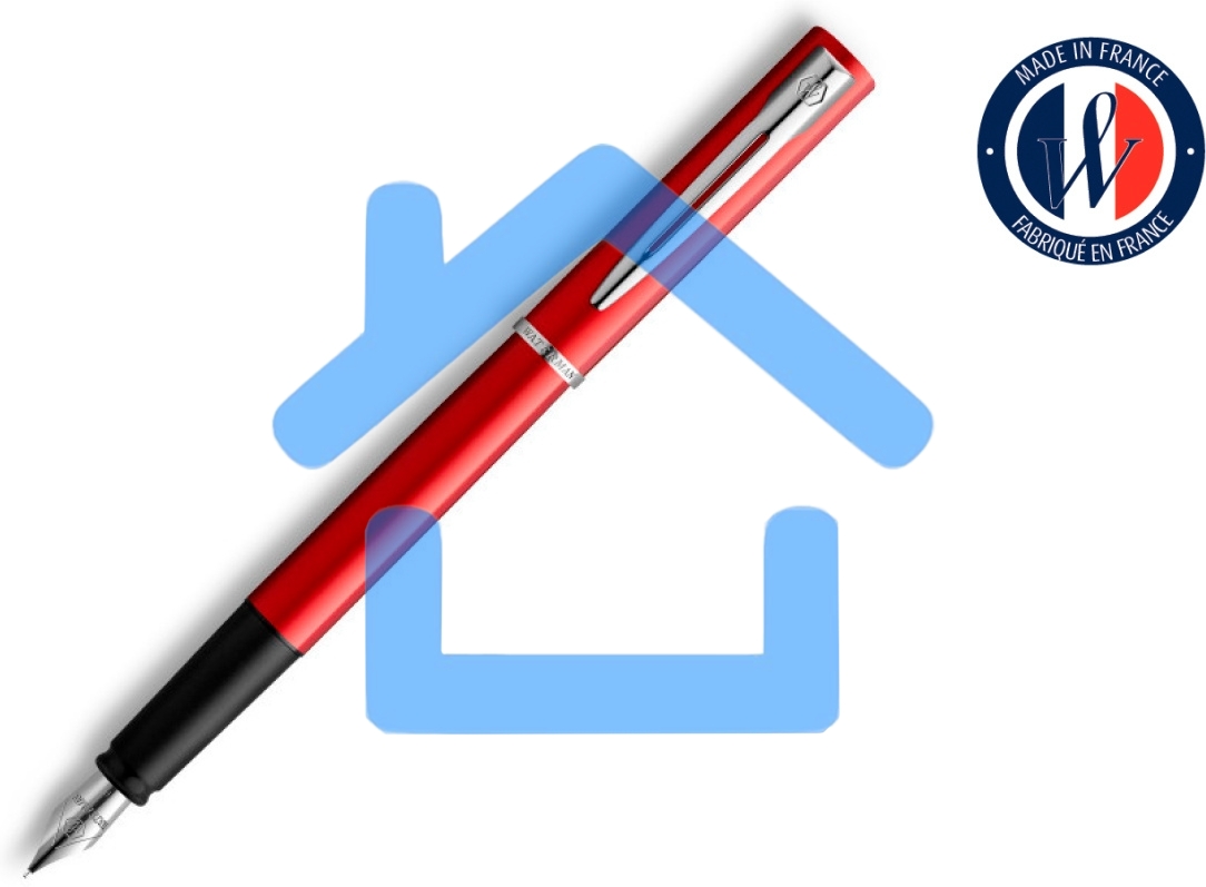 Ручка перьевая Waterman Graduate Allure (CW2068194) LaqRed CT F сталь нержавеющая, подарочная коробка