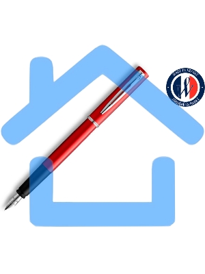 Ручка перьевая Waterman Graduate Allure (CW2068194) LaqRed CT F сталь нержавеющая, подарочная коробка