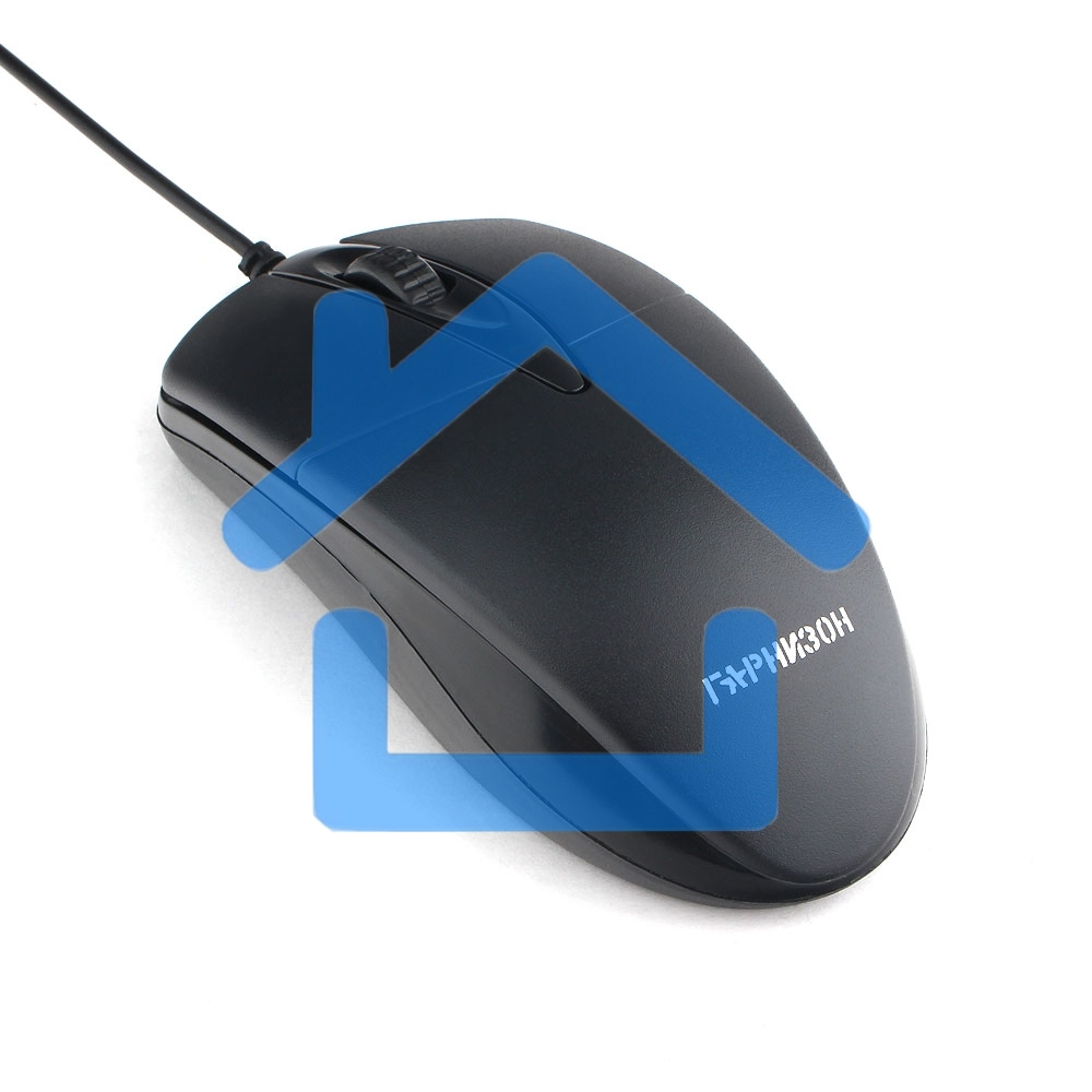 Мышь проводная Гарнизон GM-220XL черный, 1000 dpi, USB, кнопки - 3