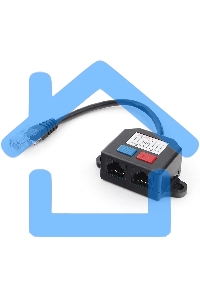 Разветвитель Cablexpert NCA-SP-01A UTP 1 порт RJ45 (T568A/T568B) -> 2 порта RJ45 10/100 BASE-T