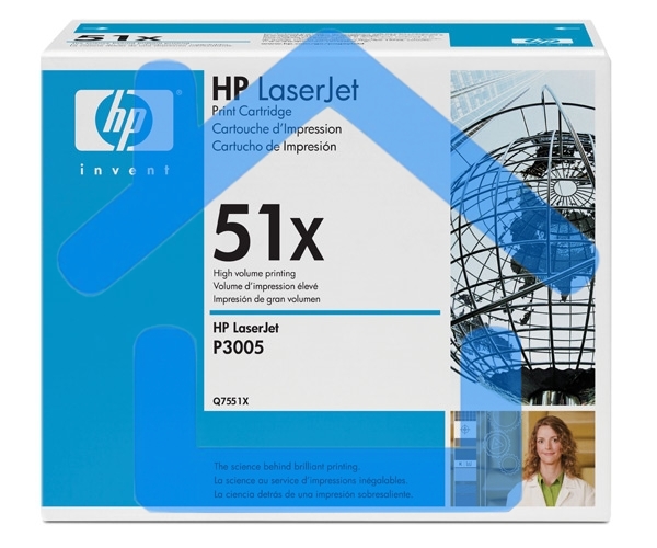 Картридж лазерный HP Q7551XD черный двойная упаковка для LaserJet P3005/M3027mfp/M3035mfp 2 x 13000стр.