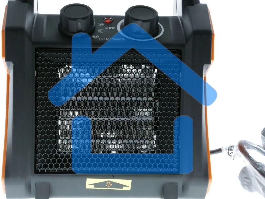 Тепловентилятор Sturm! FH2034CQ, черный/оранжевый, 2000 Вт, 20 м2, термостат